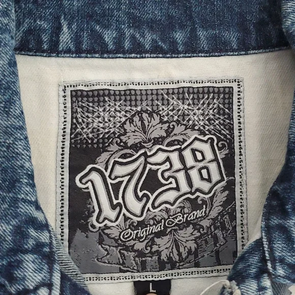 Men's Vintage Denim Jean Jacket - Picture 6 of 14